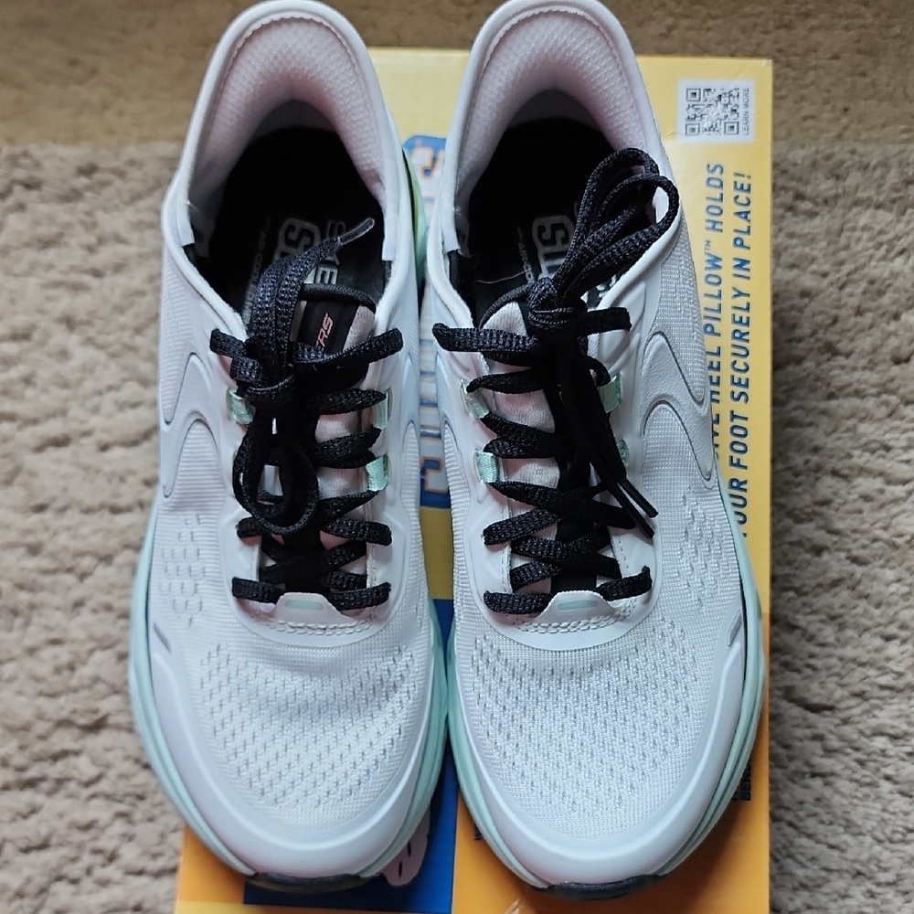 Skechers slip on walking sneakers